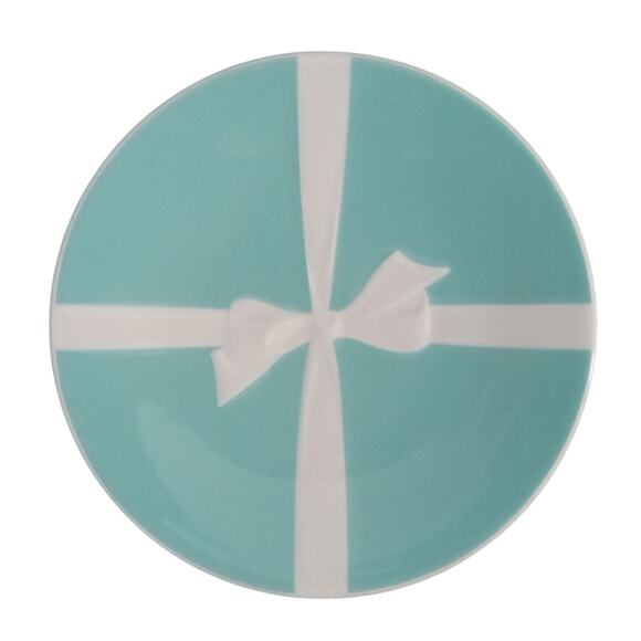 Tiffany Blue White Bow 3 Piece Bone China Set - Picture 7 of 9